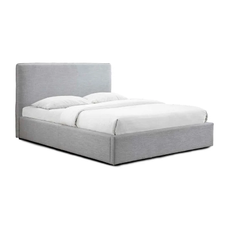 Dane Queen Bed (Light Grey)