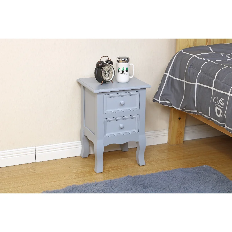 Nightstands Bedroom, Wooden Bedside Table Household Telephone Table