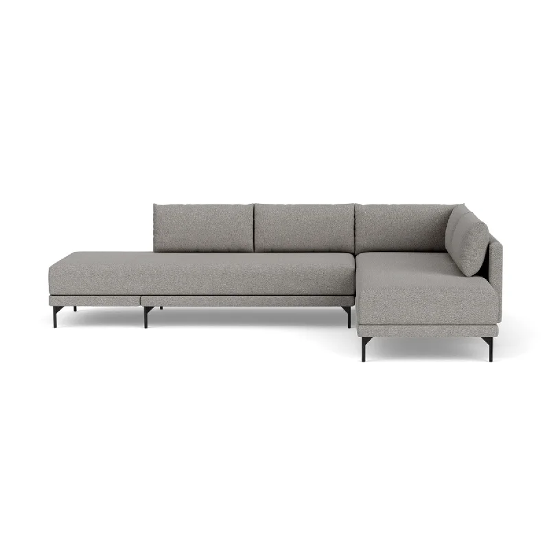 Vivica Boucle Right Sofa Bed (Warm Grey)