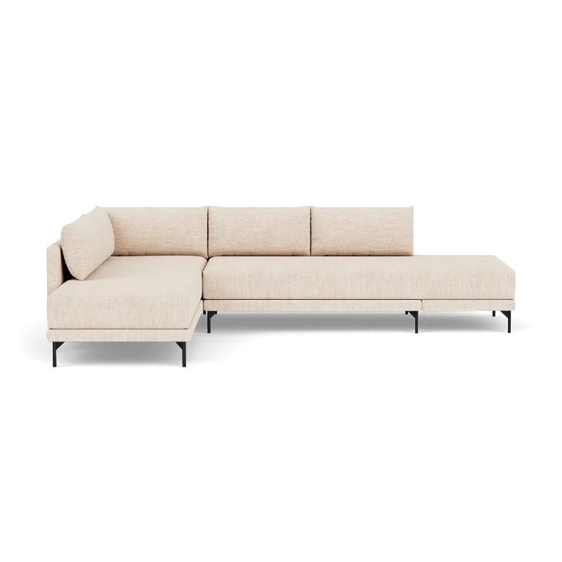 Vivica Fabric Left Sofa Bed (Vega Cream)