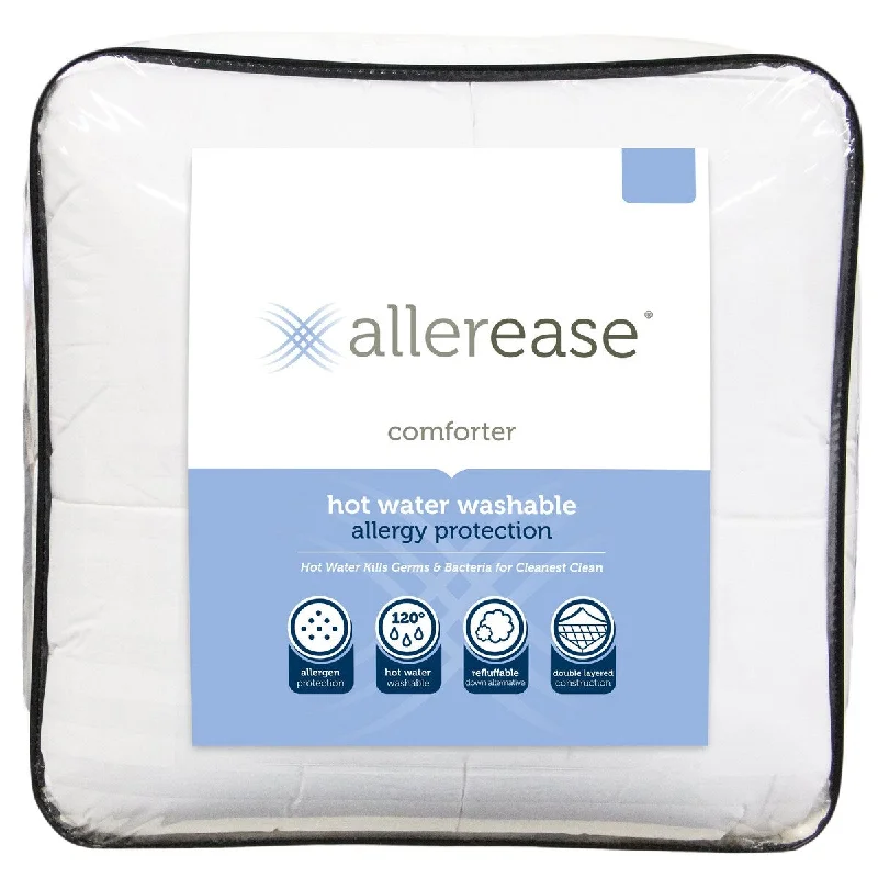 AllerEase Hot Water Washable Allergy Protection Comforter