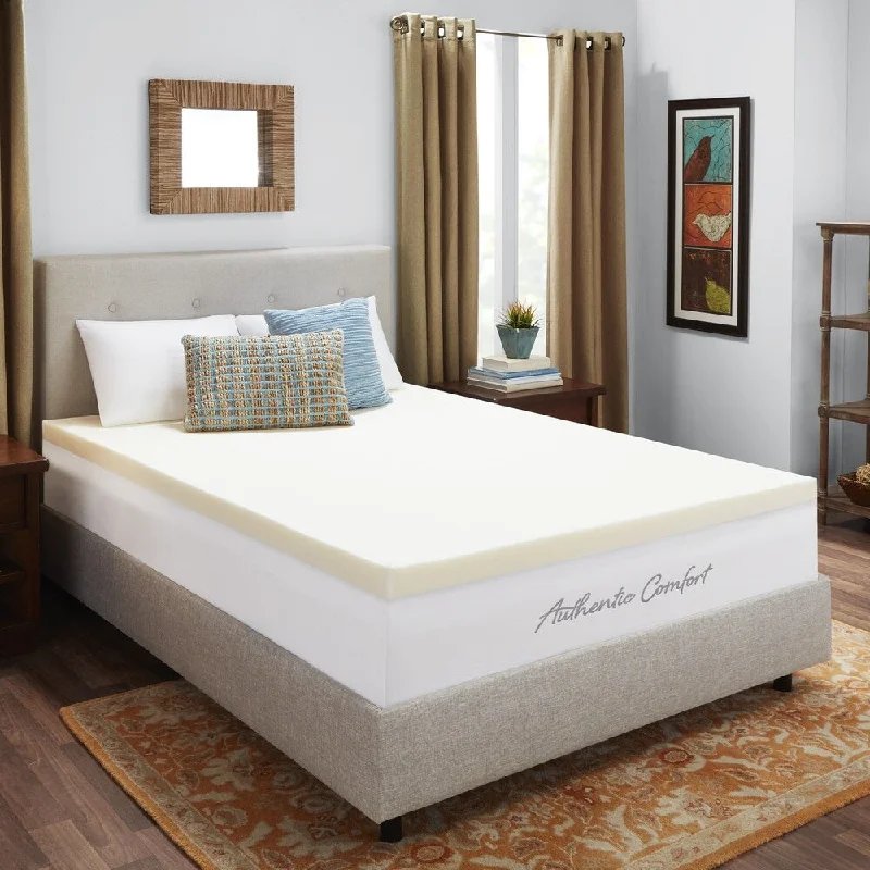 Authentic Comfort 3-inch Memory Foam Mattress Topper