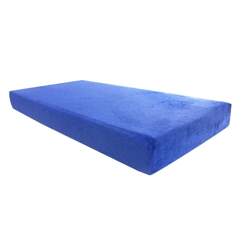 7 Inch Memory Foam Mattress - Blue - Full/Twin