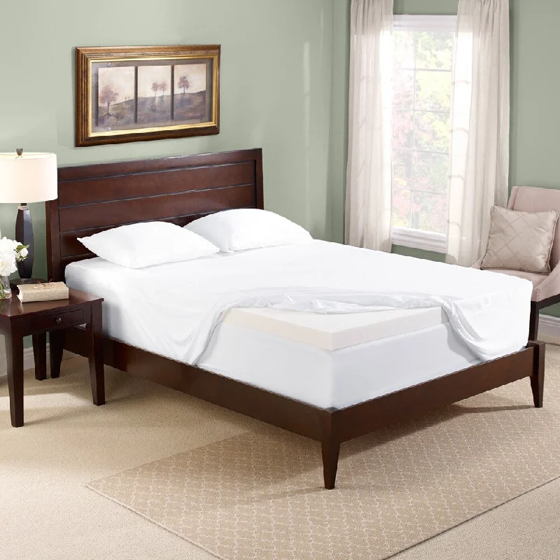 Bodipedic 3-inch Memory Foam Mattress Topper and Cover Set