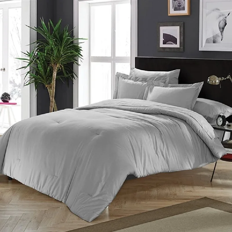 BYB Chino Alloy Gray Comforter (Shams Not Included)