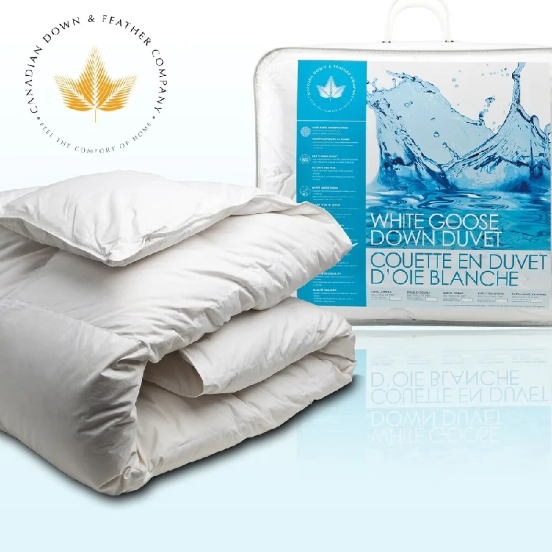 Canadian Down & Feather Company White Goose Down Comforter (Regular Weight)