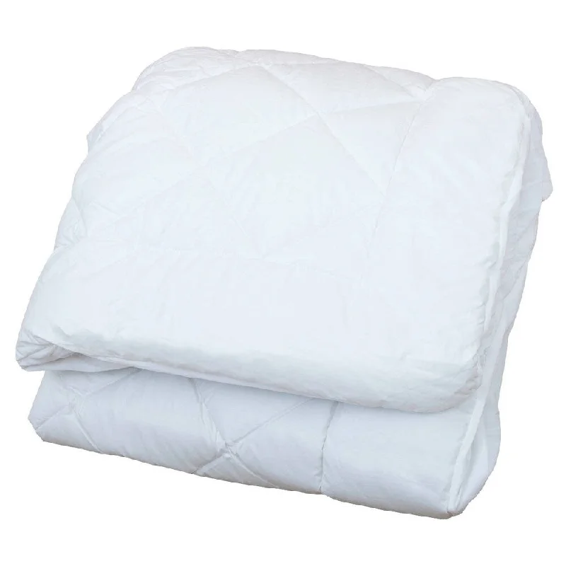 Classic Linen Bristol Diamond Quilted Waterproof Mattress Pad - White