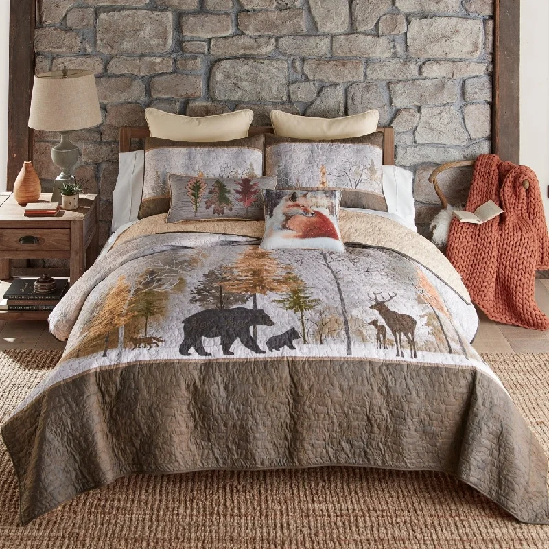 Dawn Mist 3Pc Quilt Set - Queen