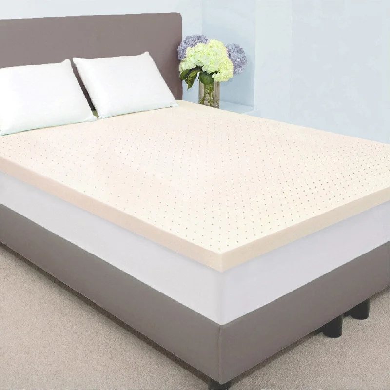 Dream Form Plus Ventilated 3-inch 5-pound High Density Queen/ King-size Memory Foam Mattress Topper