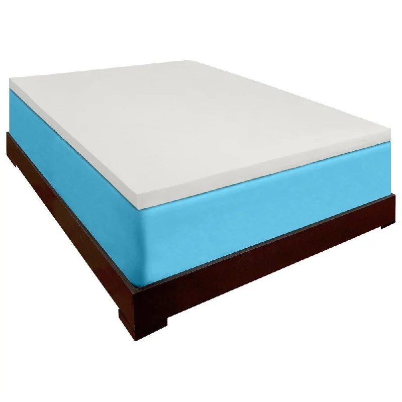 DreamDNA 2-inch 4-pound Density Memory Foam Mattress Topper