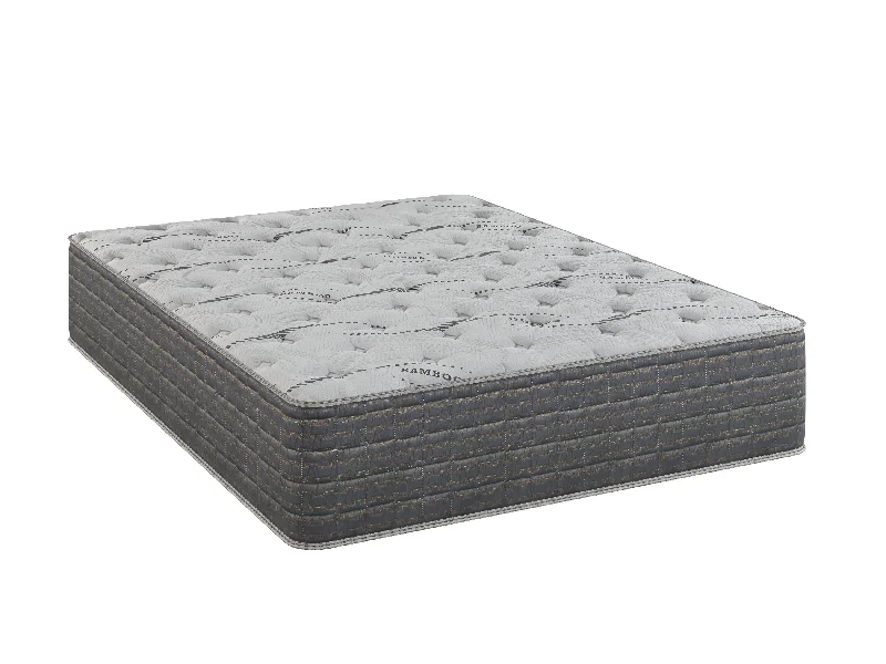 Dreamflex - California King Two Sided Plush Mattress - White/Gray