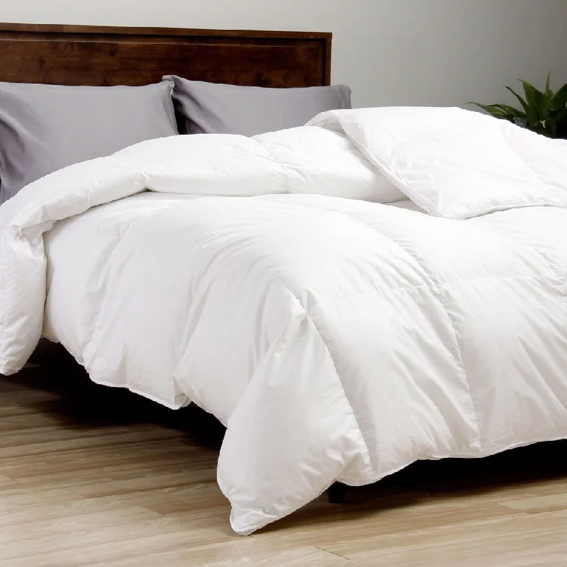 European Legacy 370 Thread Count Baffle Box White Down Comforter