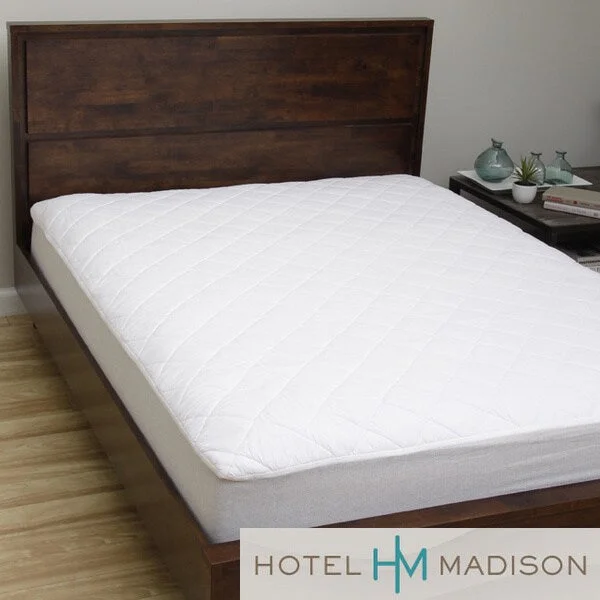 Hotel Madison 200 Thread Count Brushed Felt Waterproof Mattress Pad