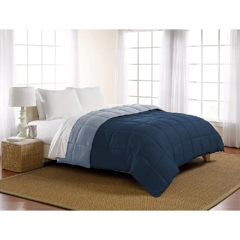 Luxlen Reversible Microfiber Down Alternative Comforter