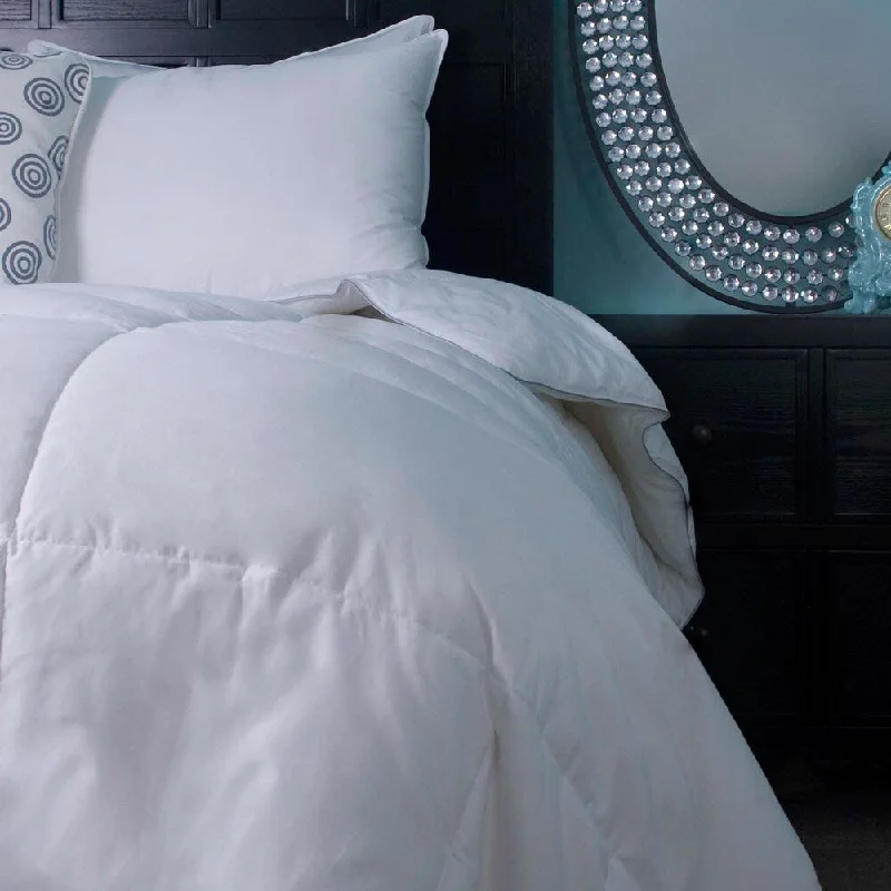 Luxury Oversized American White Down Bafflebox Comforter