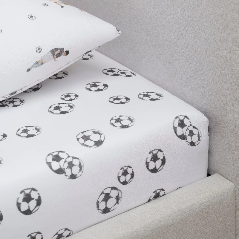 Ollie Football 100% Cotton Fitted Sheet