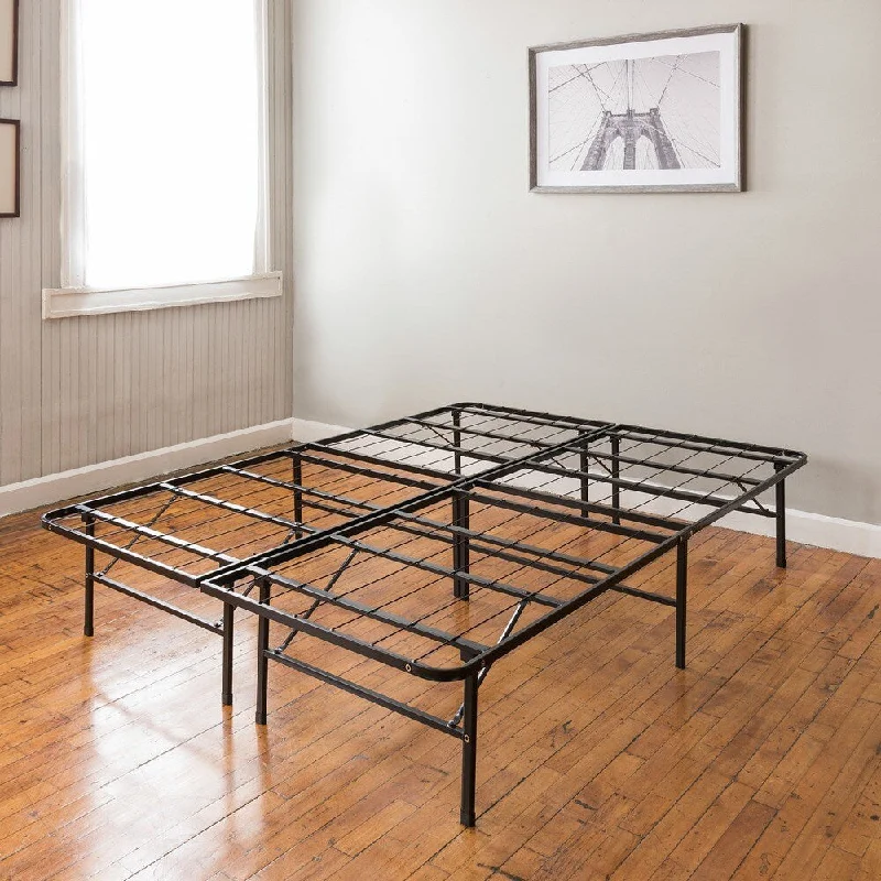 PostureLoft Hercules Platform 14-inch Heavy Duty King-size Metal Bed Frame/ Mattress Foundation