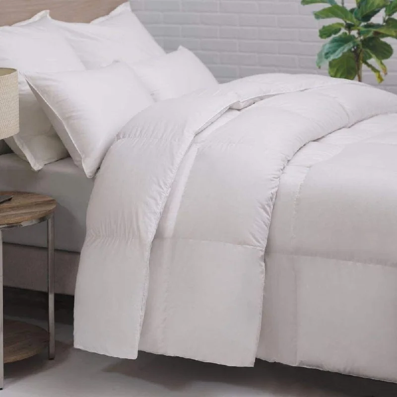 Premium Cotton Comforter Quilted with Corner Tabs, Soft and Breathable