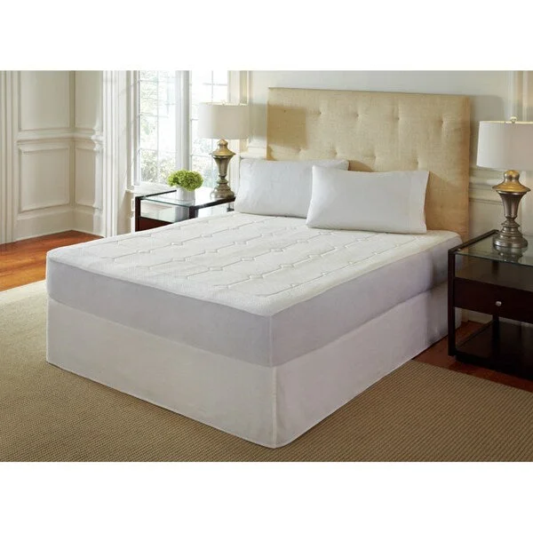 PureRest 0.5-inch Quilted Queen/King/Cal King-size Memory Foam Mattress Pad