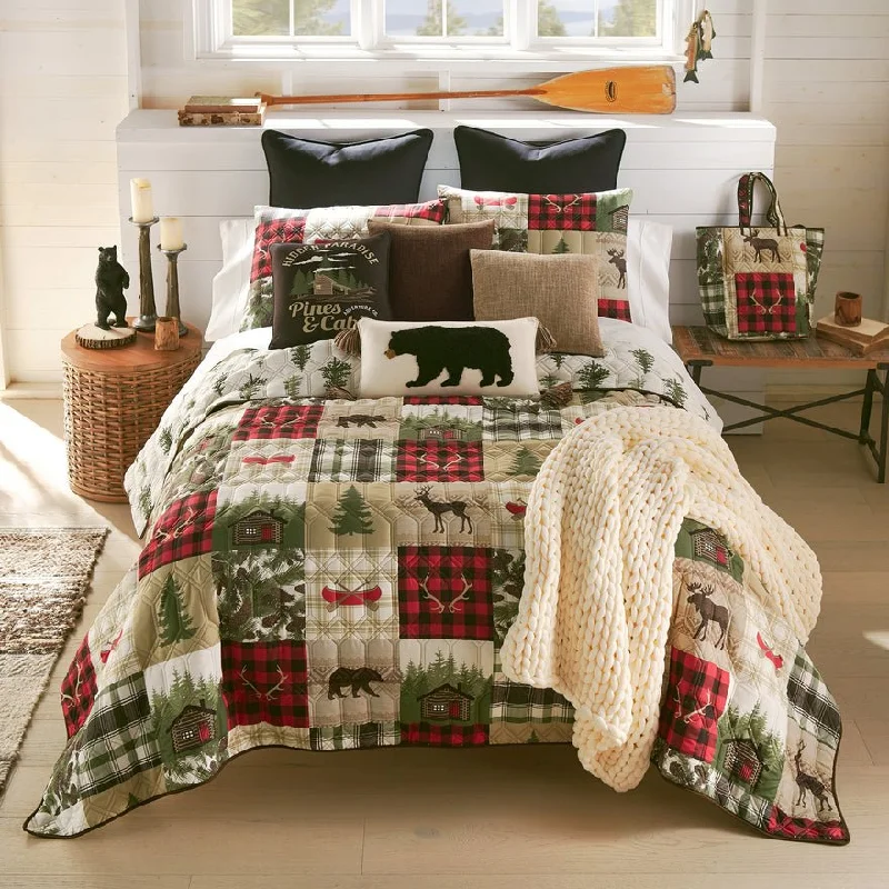 Cedar Lodge Quilt Set - Queen