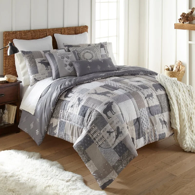 Wyoming Patchwork Reversible Comforter Set - King