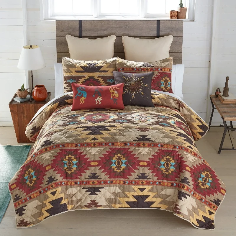 Sand Dune 3Pc Quilt Set - Queen