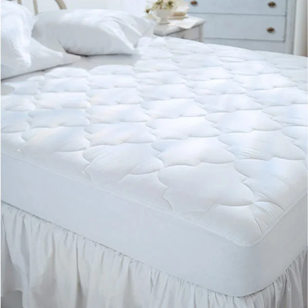 Sateen 300 Thread Count Cotton Mattress Pad