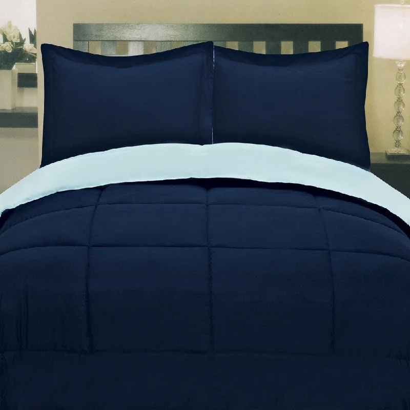 Two-tone Reversible Down Alternative Comforter