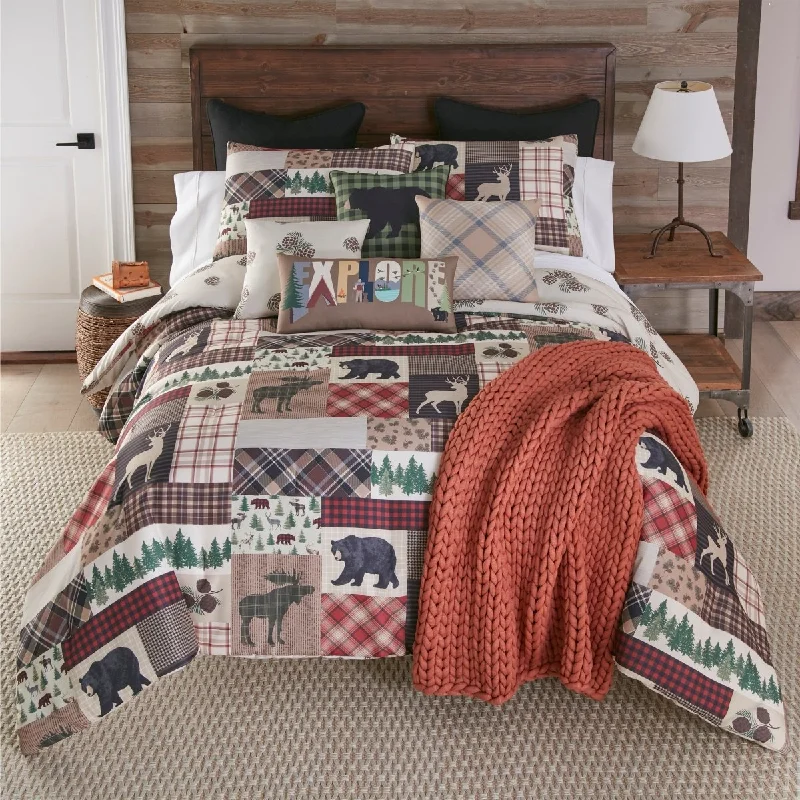 Wilderness Pine Comforter Set - Queen