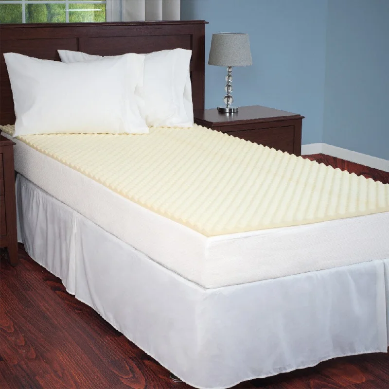 Windsor Home Twin XL-Size Ventilated Foam Mattress Topper